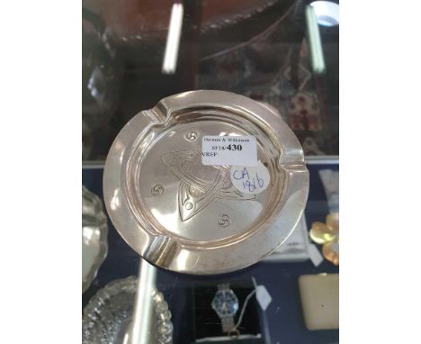 of circular form with a central Celtic design, maker's mark B.M 