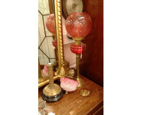 together with an other similar oil lamp 