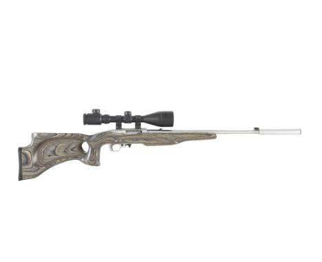 A .22(L.R.) 'Model 1022' semi-automatic rifle by Ruger, no. 255-23661Push-button safety, fully-detachable box-magazine, the l