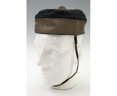 A Victorian British army volunteer officer's "pill box"  forage cap
