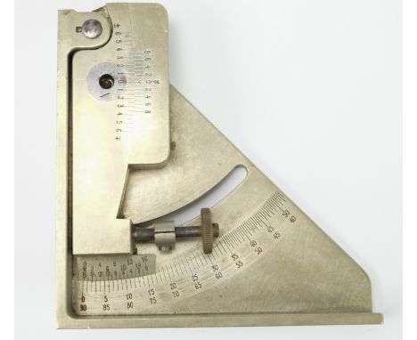 A German Third Reich army artillery clinometer by Franz Kuhlman, dated 1934 and Waffenamt marked