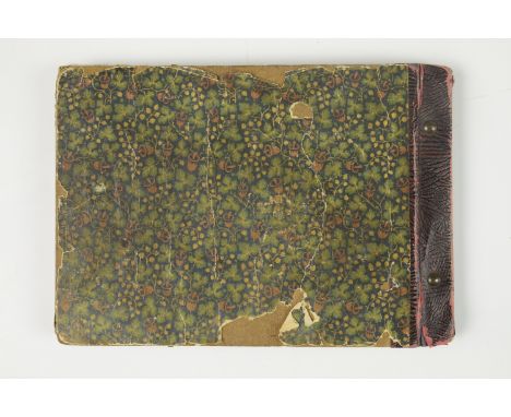 A German Third Reich personal photograph album containing a diverse group of photographs of soldiers and airmen, and numerous