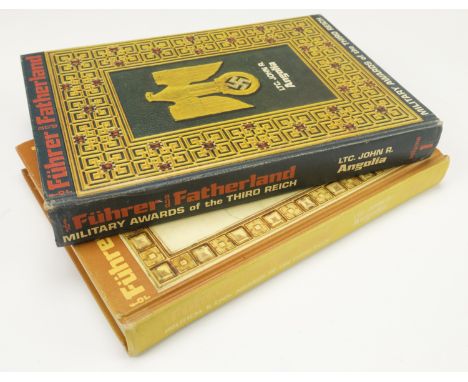 J R Angolia, "For Fuhrer and Fatherland, Military Awards of the Third Reich", together with ibid, "Political and Civil Awards