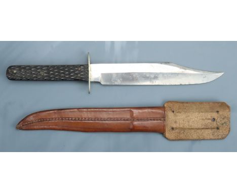 A fine Victorian Bowie knife by Wilkinson, its blade bearing an etched trade mark and retaining its original factory finish, 