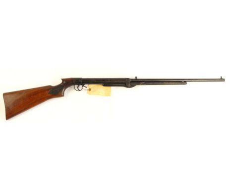 A vintage BSA Number 4 .177 air rifle, button release under-lever spring and piston with a rotating breech, serial number CS4