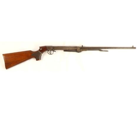 A vintage BSA .177 air rifle, under-lever spring and piston with a rotating breech, serial number 34332