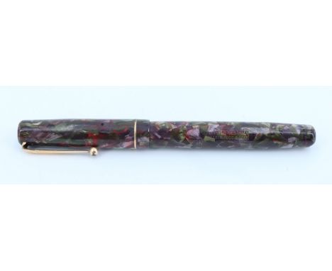 A Mabie Todd &amp; CO "Swan" self-filler fountain pen having a Swan 14 K No 2 nib