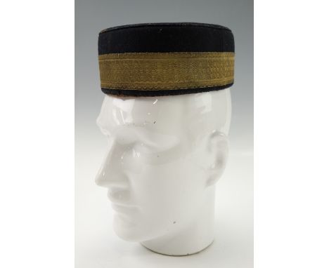 A Victorian British army officer's "pill box"  forage cap