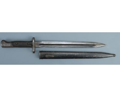 A German made bayonet for Portuguese army M1904 Mauser-Vergueiro rifle by Simson &amp; Co, circa 1904 - 1909