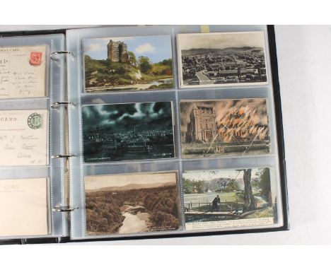 20th century postcard collection containing near 300 postcards of the Scottish town of Peebles and surrounding area, mostly t