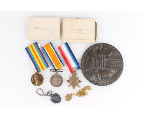 Medals of Major James Forbes Jones (1878-1917) of the 7th Battalion Argyll and Sutherland Highlanders who was killed in actio