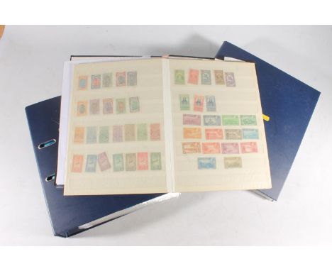 ETHIOPIA stamp collection held across one stockbook and two ring binders, mostly 20th century used stamps and first day cover