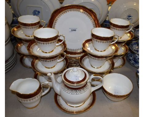 A Duchess china tea service for twelve, including cups, saucers, side plates; etc quantity 