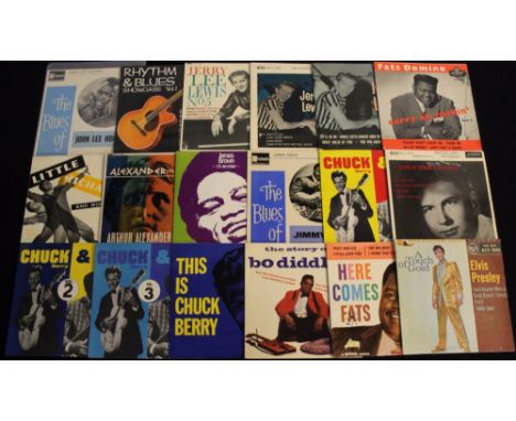 R&B/BLUES/R&R EPs - A quite brilliant selection of 17 x 7" EPs presented in superb condition. Artists/titles are James Brown 