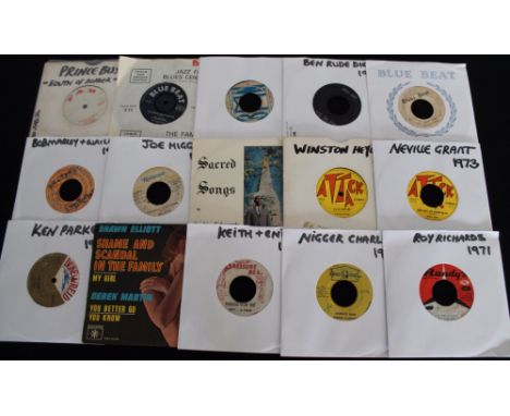 REGGAE - 1961-1982 - Killer collection of 97 x 7" releases with many collectable sides. Artists/titles include Ben Rude Dick 