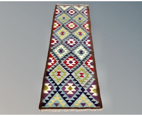 A Maimana kilim runner, 210cm by 70cm