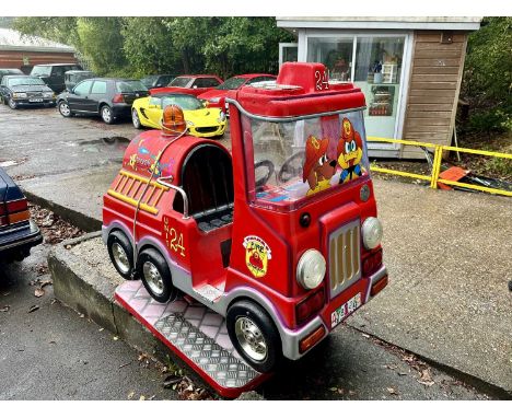 Coin operated fire engine ride GUIDE PRICE - NO RESERVE 