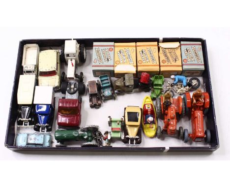 A small quantity of miscellaneous loose and playworn diecast to include a Matchbox No. 7 Ford Anglia, blue body, Charbens Min