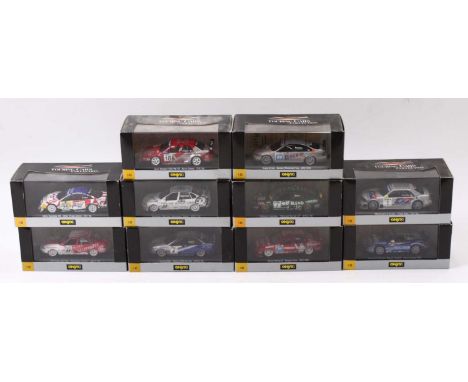 An Onyx Touring Cars collection 1/43 scale group of ten, boxed, modern issue diecast, to include No. XTC99017 Nissan Primera 