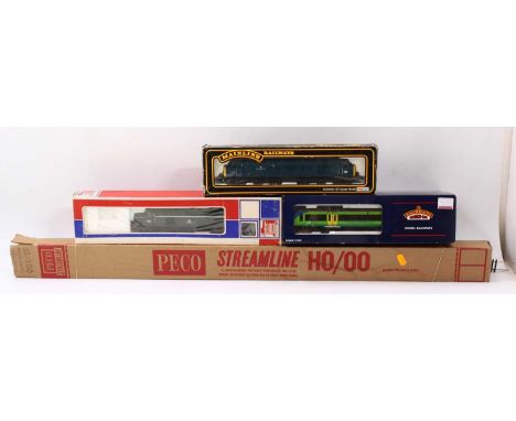 Three 00 gauge locos to include: one Mainline class 45 in BR blue, with yellow ends, no. 45039, a Bachmann class 170/5 Turbos