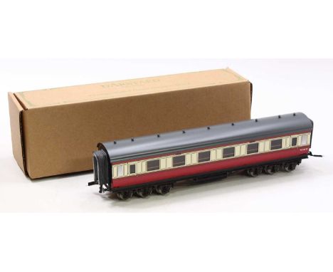 Darstaed 0-gauge 12-wheeled BRI Sleeping car, No.M346M maroon &amp; cream. Manufacturer's stock. Fitted with lighting. (M) (B