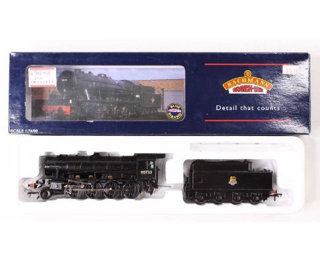 A Bachmann special edition 00 gauge 2-8-0 WD No. 90733, based on the locomotive at the Keighley and Worth Valley Railway, fea