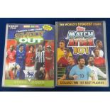 Trade cards, Football, large crate of cards in 16 presentation folders, many appear complete /