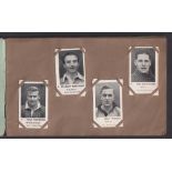 Trade cards, Daily Herald, Footballers (set, 32 cards) in corner mount special album inc. Stanley