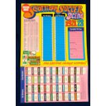 Trade issue, Brooke Bond, Scottish Soccer Scene 1971/72 (League ladders complete with set of uncut