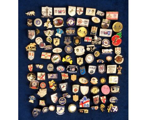 Football badges, Millwall FC, a collection of approx. 100 enamel badges, mostly 1990's onwards inc. match issues, Play-Offs, 