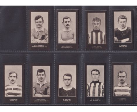 Cigarette cards, Smith's, Footballers, (blue back, no series title, Cup Tie Cigarettes) inc. Billy Meredith, (set, 100 cards)