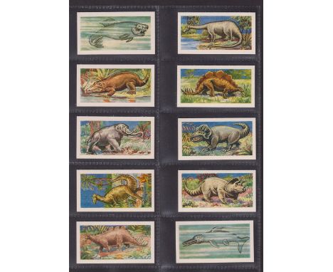 Trade cards, Gowers & Burgeons, 8 sets, Veteran & Vintage Cars, Veteran Racing Cars, The Circus, Sailing Ships, Prehistoric A