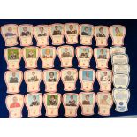 Trade cards, Tennent's Lager, Scotland World Cup Squad, 1978, set of 26 beermats plus 10 duplicates,
