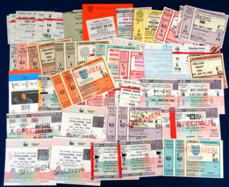 Sport & other tickets, Wembley collection of 60+ tickets covering various events, 1970's onwards, some slight duplication, se