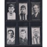 Cigarette cards, Murray's, Footballers, Series J, 6 cards, Burnison Distillery, Browell Everton,