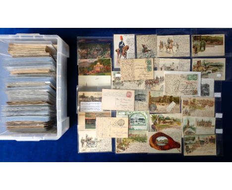 Postal History, German, a selection of approx. 500 cards with interesting postal history to include post marks (Yacht Key-Typ
