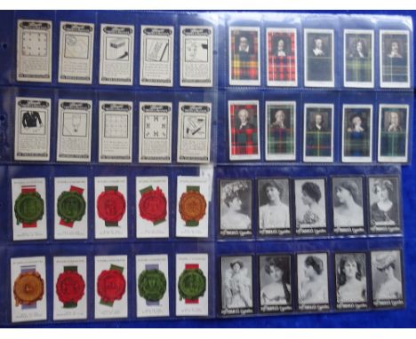 Cigarette cards, 17 complete sets, including Morris (6), Actresses 1898, Wax Art Series, Victory Signs etc, Mitchell (3) Seal