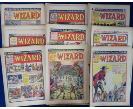 Comics, Wizard, 1959 and 1960, 1959 complete (1716-1767) and 1960 complete (1768-1820 bar nos. 1784 and 1800) (gd, 1738 has b