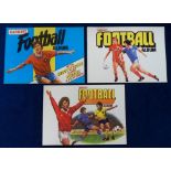 Trade albums, Barratt's, Football Albums, three unused albums, Football 1980/81, 1981/82 & 1984/