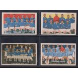 Trade cards, Boys' Magazine, Football Teams, 1928/29, 'X' Size (set, 9 cards) (gen gd)