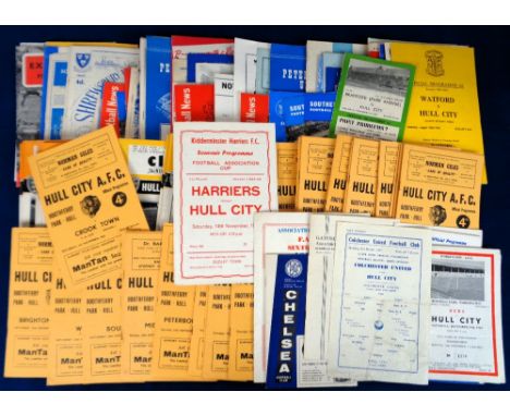 Football programmes, Hull City Home &amp; Away collection, 1962/63 to 1965/6, comprehensive collection of approx. 220 program