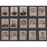 Cigarette cards, Phillips, Footballers (Brown Oval back), 'K' size (set, 112 cards) includes