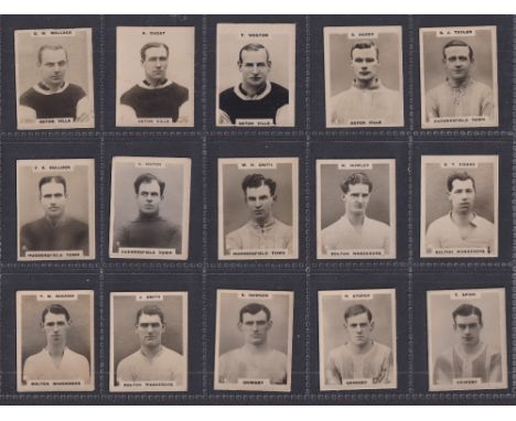 Cigarette cards, Phillips, Footballers (Brown Oval back), 'K' size (set, 112 cards) includes Meredith, Manchester United (sta