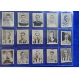 Cigarette cards, Phillips, Pinnace Footballers, 'K' size, over 400 cards mostly numbered below