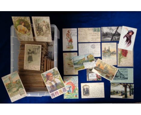 Postcards, Germany, a selection of approx. 900 cards late 19th to early 20thC but all pre 1933 to include Valentines, house f