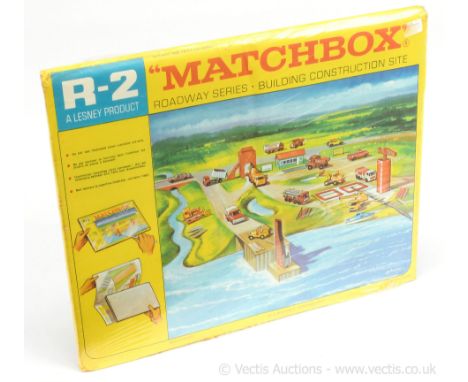 Matchbox R-2 Roadway Series "Building Construction Site" - condition is believed to be Mint in a Excellent (factory shrink-wr