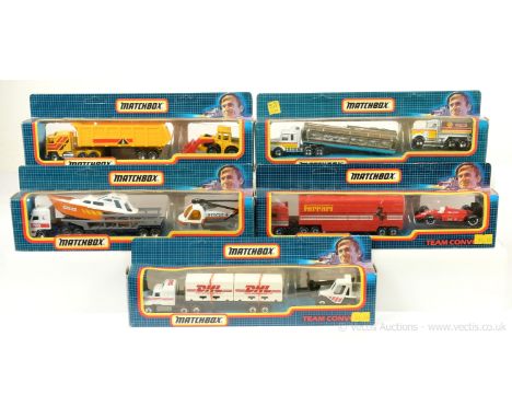 Matchbox Convoy Series Twin Pack group to include TC2 Scania "Shell" Petrol Tanker with Superfast Peterbilt "Shell" Tanker; T
