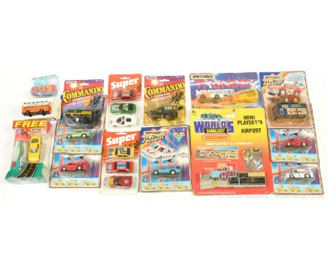Matchbox a mixed group to include Superfast "Commando Series" Peterbilt Gas Tanker; Dagger Force; 2 x 3-piece Super GT sets i
