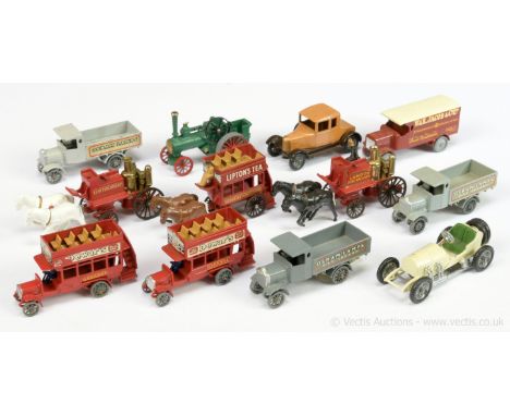 Matchbox Models of Yesteryear unboxed group of early issues to include Y1 Allchin Traction Engine; Y4 Shand Mason Horsedrawn 