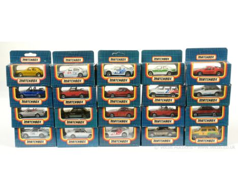 Matchbox Superfast group of 1980's early 1990's issues mainly Cars to include MB58 Mercedes "Polizei"; MB39 Ford Escort XR3i 